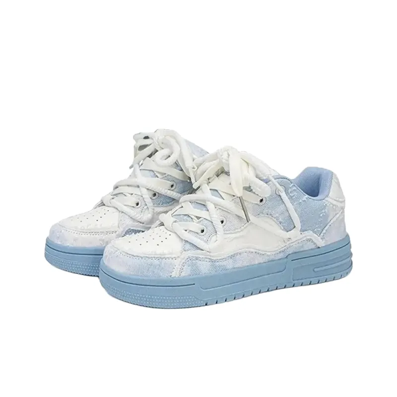 T628 Vintage Puffy Shoes Wear resistant, Lightweight, Breathable, And Non slip. Low Top Skateboard Shoes Unisex-19