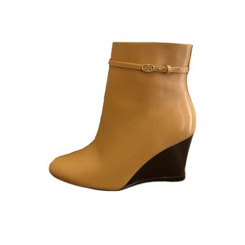 TORY BURCH Ankle Boots 8.5cm Women's Light Brown