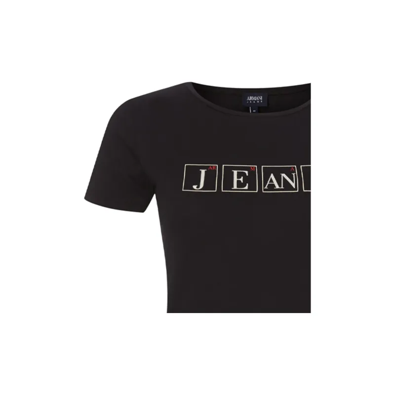 ARMANI JEANS T Shirt Women's Black-2