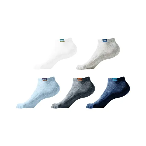 MIIOW Summer Ankle Socks Men's 5 Pack
