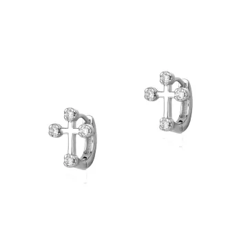 KING OF BLING Alloy With Zircon Earrings Unisex