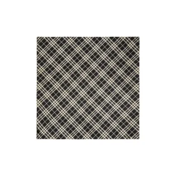 Burberry Silk Scarves Unisex Black
