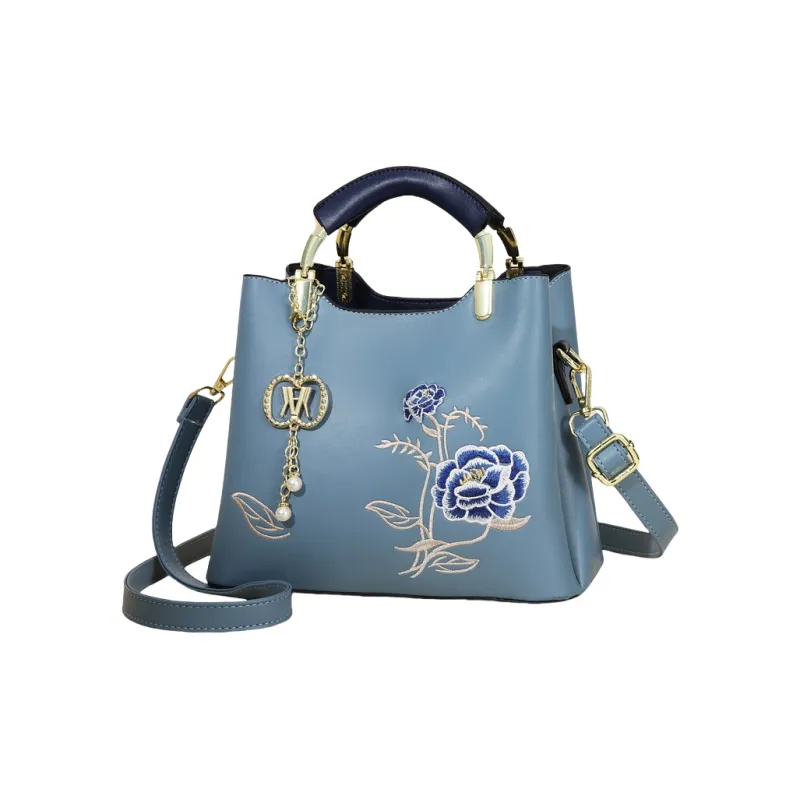 Weymond Leather Handbag Regular Women's Multicolor-7