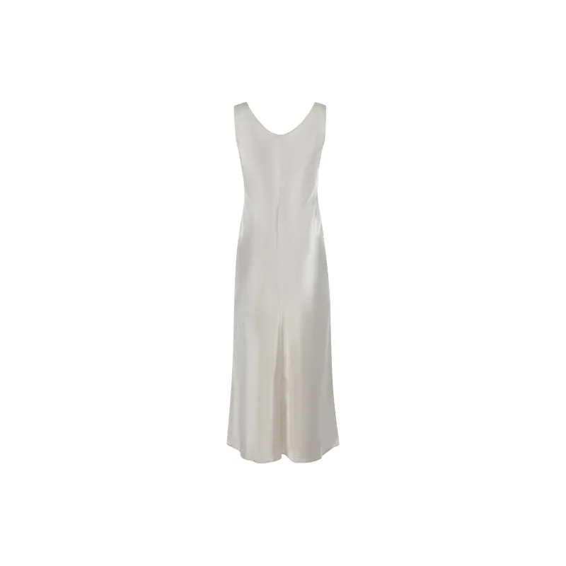 MaxMara Talete Satin Sleeveless Dress-1