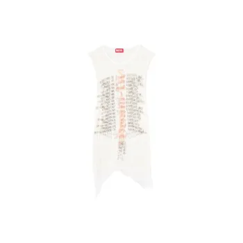 DIESEL K Abante B Distressed Knitted Tank Top