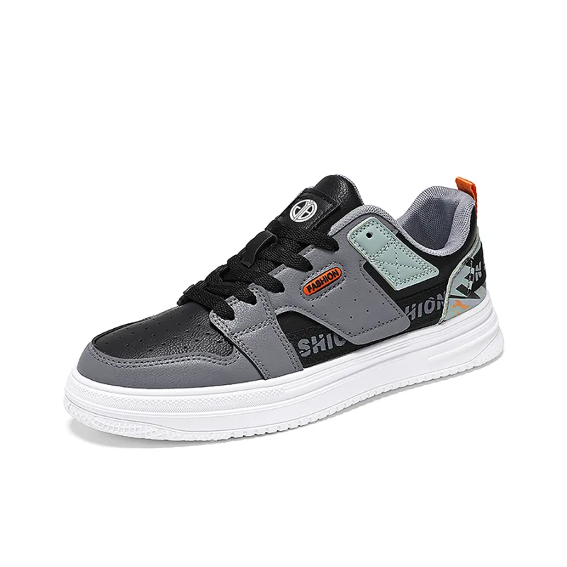 Yi Jiabao Slip Resistant Impact Resistance Wear Resistant Low Top Skateboard Shoes Men's-2