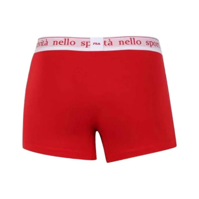 FILA <Holiday> Bello Soft Underpants Men's 1 Pack Red-1