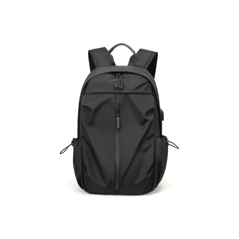 VINEY Oxford Backpack Men's Black-2