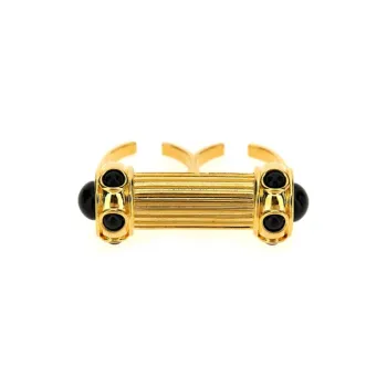 TOM FORD Logo Engraved Cabochon Ring
