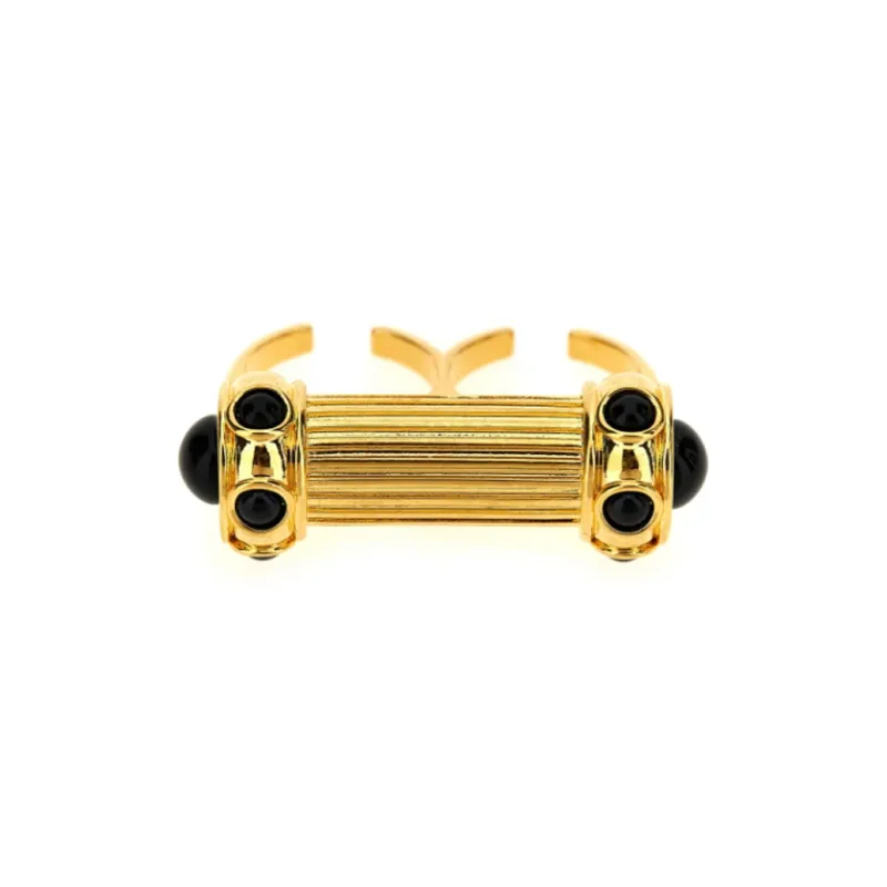 TOM FORD Logo Engraved Cabochon Ring-0
