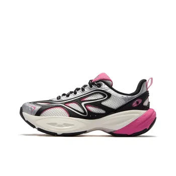 FILA FUSION BUZZARD II Meteorite Shoes 2nd Generation Low Top Casual Shoes Women's Snow White Black