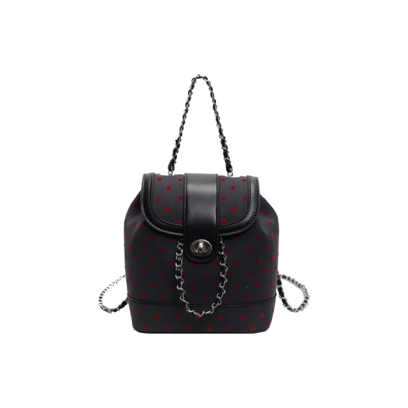 FEO Fabric Backpack Regular Women's Multicolor-4