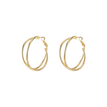 WAW Gold Plated Copper Earrings Women's