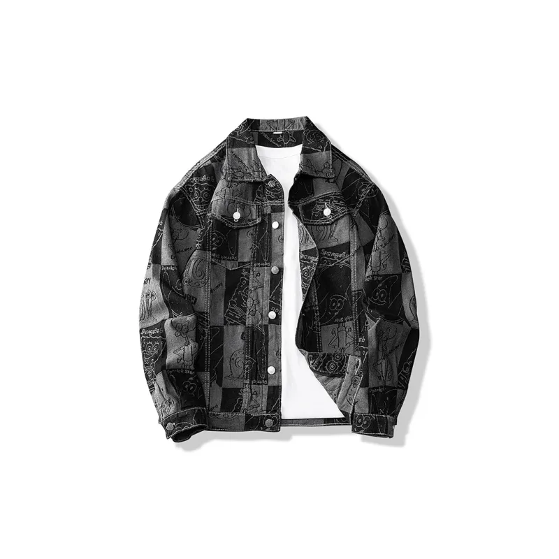 ACUOD BY CHANU Denim Jacket Unisex Black-0