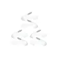 3 Pack (White, Sizes 40-46)