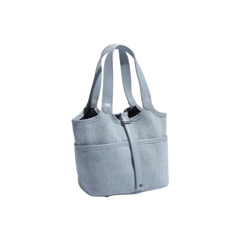 BLAKE FLEETO Denim Bucket Bags Handbags Regular Women's Denim Blue-3