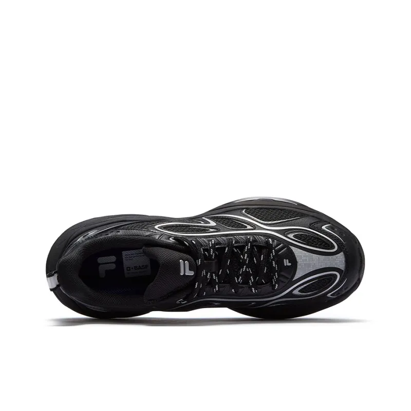 FILA FUSION BUZZARD II Meteorite Shoes 2nd Generation Low Top Casual Shoes Men's Black Silver-2