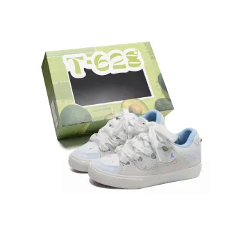 T628 Classic Vintage Puffy Shoes Abrasion Resistant Lightweight Slip Resistant Low Top Skateboard Shoes Women's