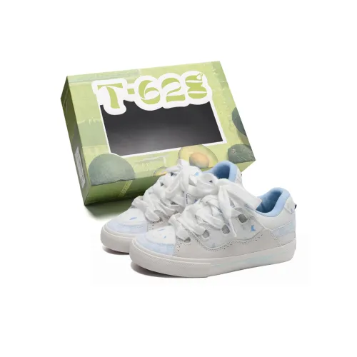 T628 Classic Vintage Puffy Shoes Abrasion Resistant Lightweight Slip Resistant Low Top Skateboard Shoes Women's