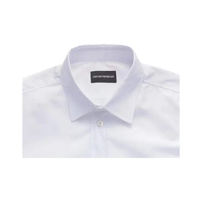 EMPORIO ARMANI Shirts Men White-4