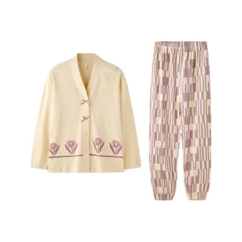 ZAO FU NIAO Pajama Set Women's Lilac
