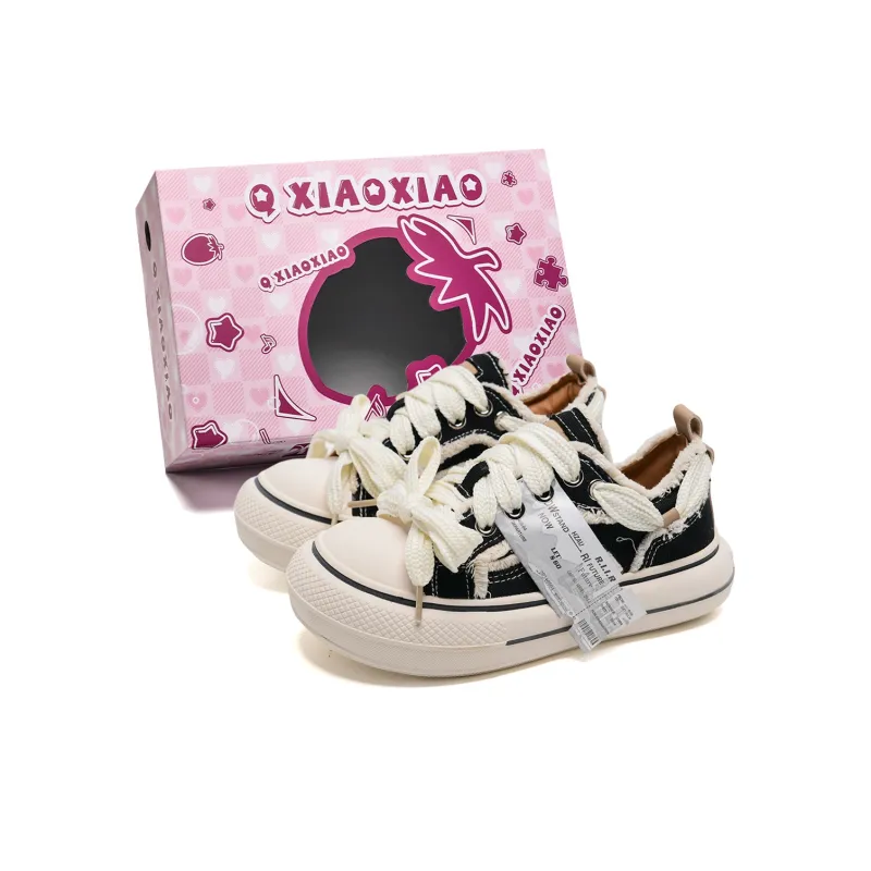 Circle Small Coverage Wear-Resistant Lightweight Low-Top Skateboard Shoes Women's-7