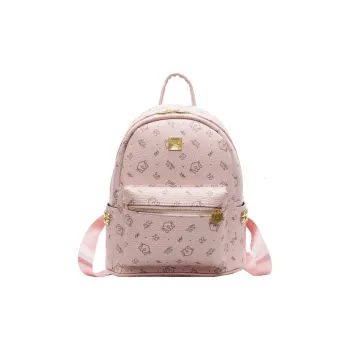 Yalu PU Backpack Large Size Women's Black/Khaki/Pink/Brown