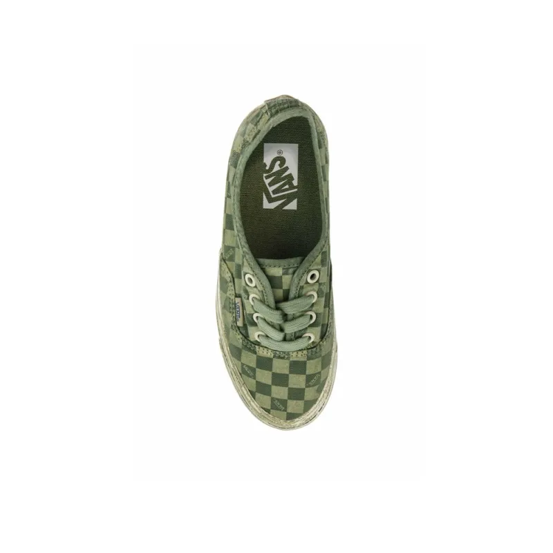 Vans Lx Authentic Reissue 44 Anti Slip Wear Resistant Low Top Skateboard Shoes Men's Green-2