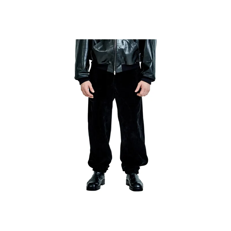 51percent Knitted Sports Pants Men's Black-0