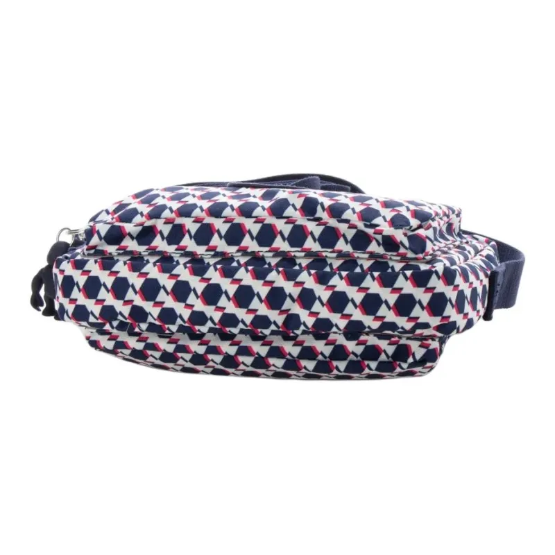 Kipling Polyester Shoulder Bag, Crossbody Bag Women's Blue & White-2
