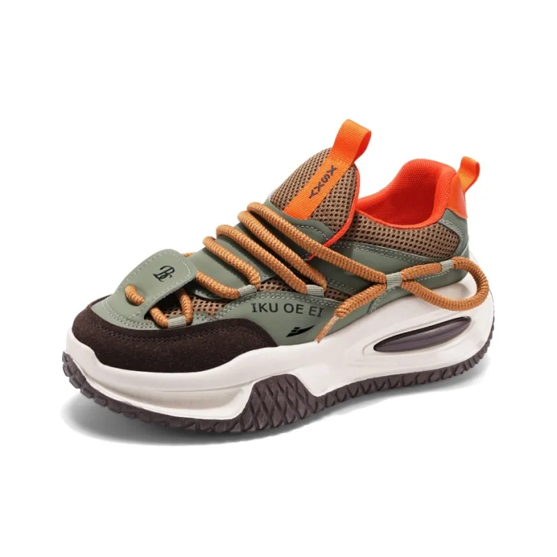Kuding Cushioning Anti-Slip Wear-Resistant Breathable Lightweight Height Increasing Chunky Sneakers Men's-8