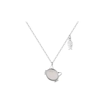 Heart Grass Chalcedony Necklaces Women's
