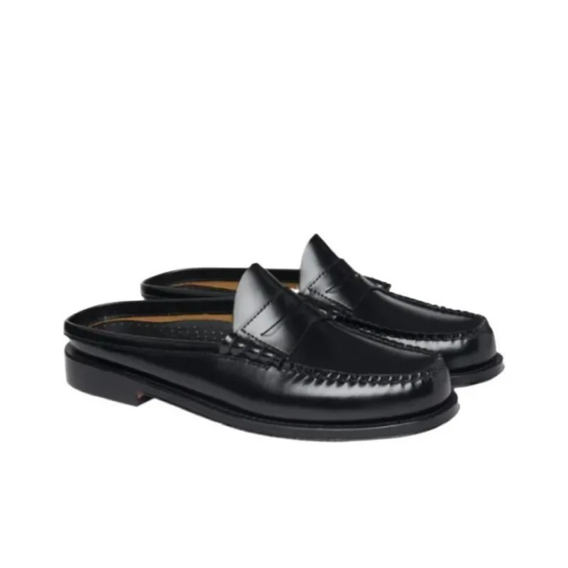 G.H. Bass & Co. Closed Toe Slippers Men's Black-2