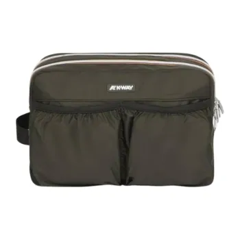 K WAY Nylon Storage Bag Unisex Black