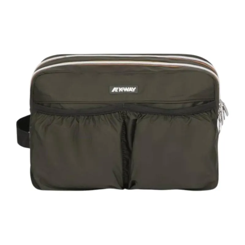 K WAY Nylon Storage Bag Unisex Black-0