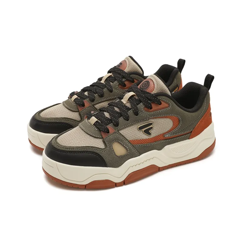 FILA FUSION Low Top Skateboard Shoes Women's Light Brown-1