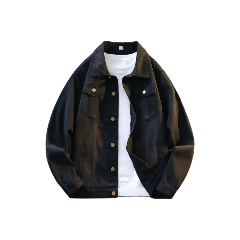 【dme】 Denim Jacket Unisex Black-0