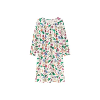 Herbal Primer Nightgown Women's Combo Set