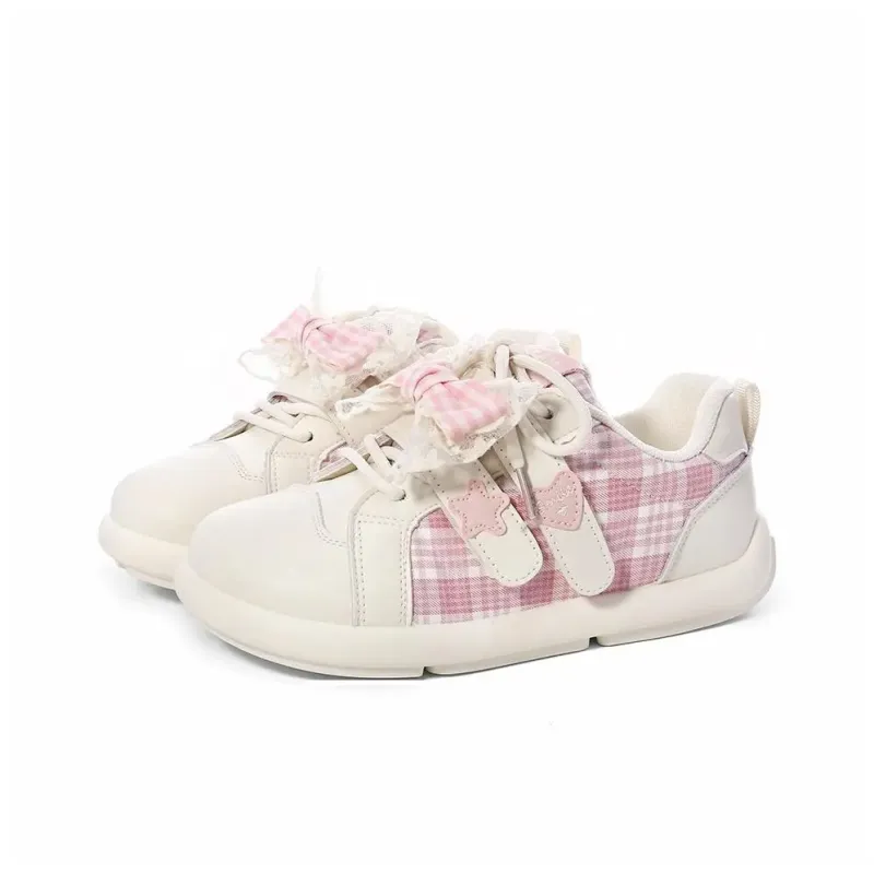 UNIITY Skateboard Shoes Women's Low Top Pink/Yellow/Blue-17