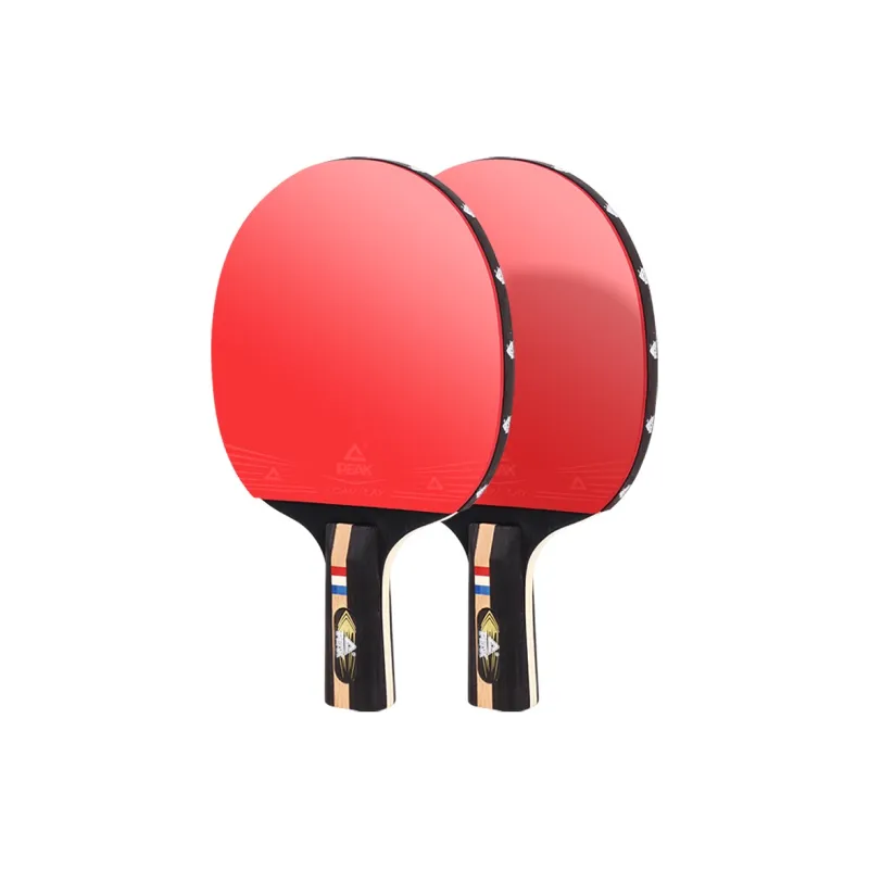 PEAK G3 Ping Pong Paddles Unisex Black/Red Double Beat-2