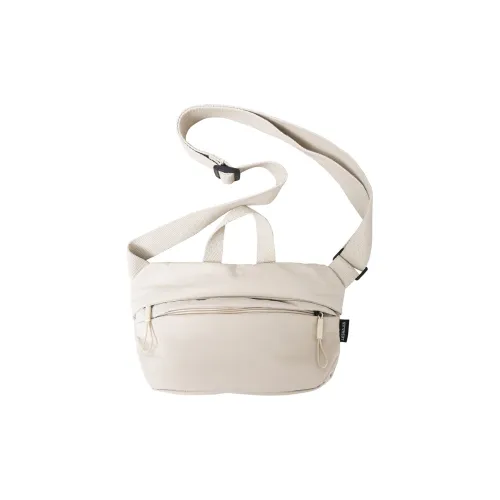 GOBLIN SHARKS 1759 Nylon Backpack Crossbody Bag Sling Bag Unisex White/Black/Gray/Khaki/Green/Orange