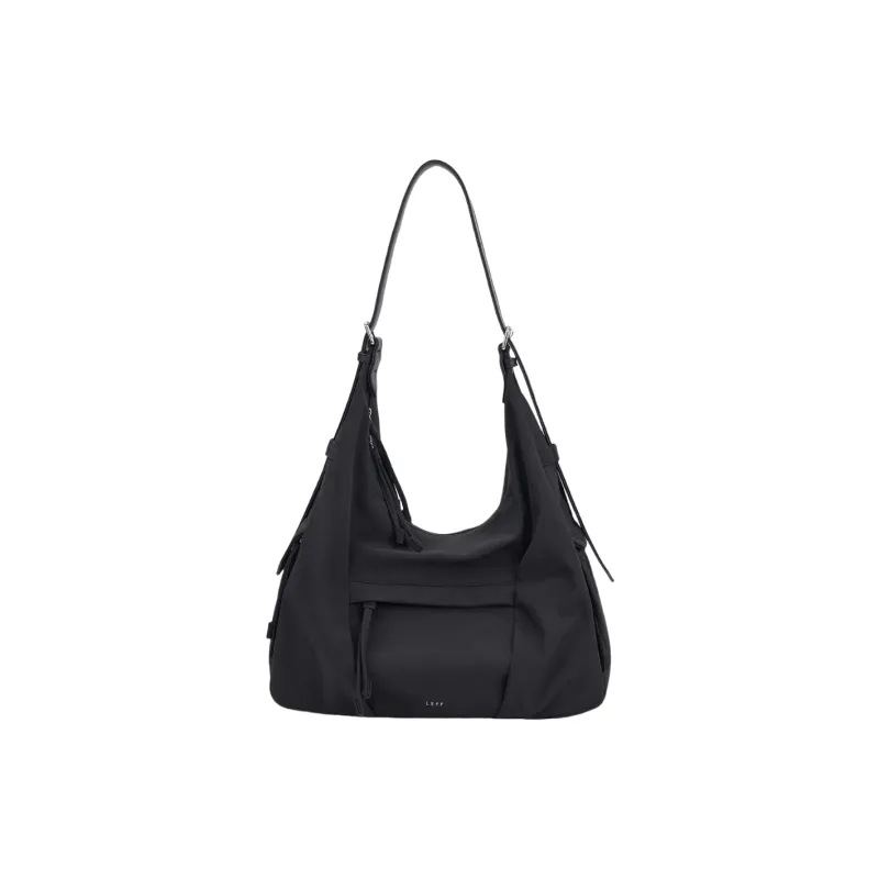 LEFF Fabric Shoulder Bag Large Size Women's Multicolor-4