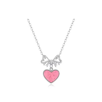 Heart To Heart 999 Fine Silver Necklaces Women's