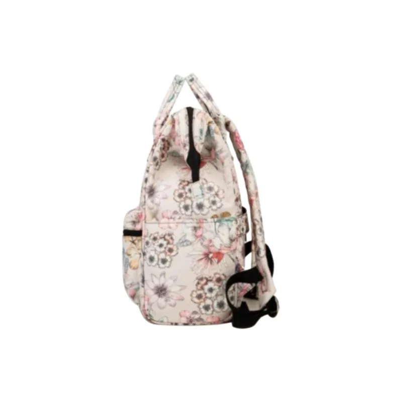 KINMAC Nylon Laptop Bag Backpack Regular Women's Flower Arrangement 04-2