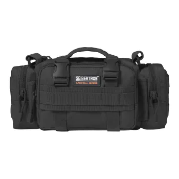 Seibertron Abrasion Resistant Fabric Fanny Pack Regular Unisex Black/Brown