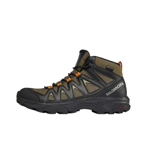 SALOMON X Braze Short Outdoor Boots Men's Green Black