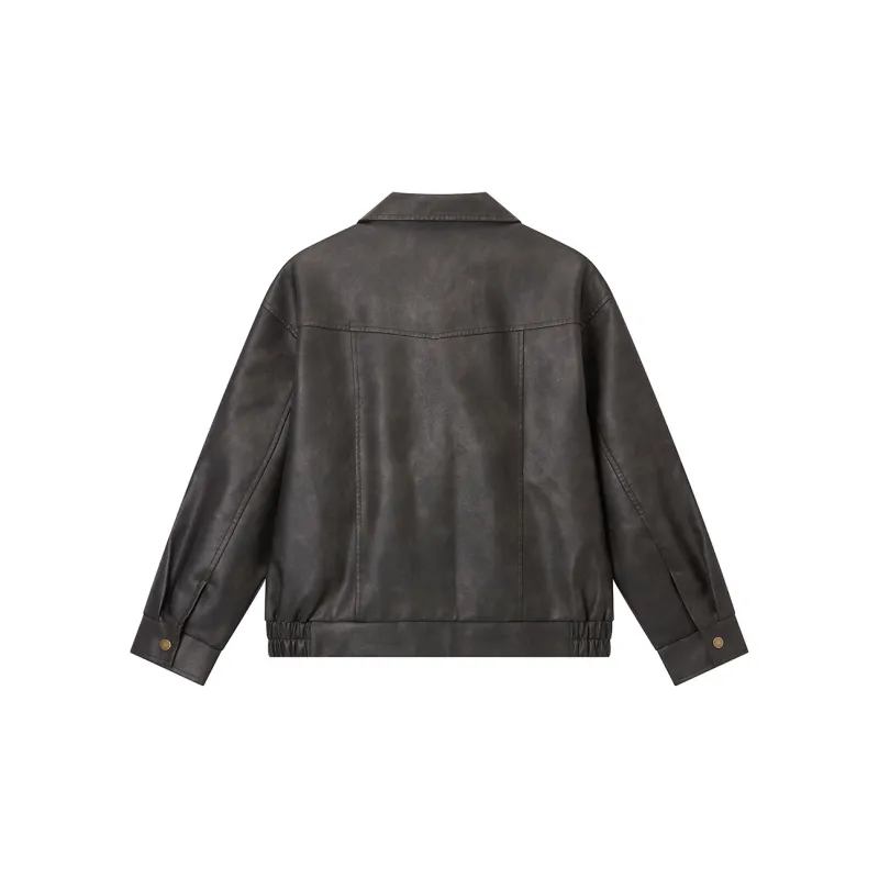 Hotwind Cropped Coats Women's Dark Gray-3
