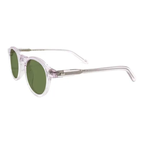 MOSCOT Cellulose Acetate Round Sunglasses Unisex Transparent