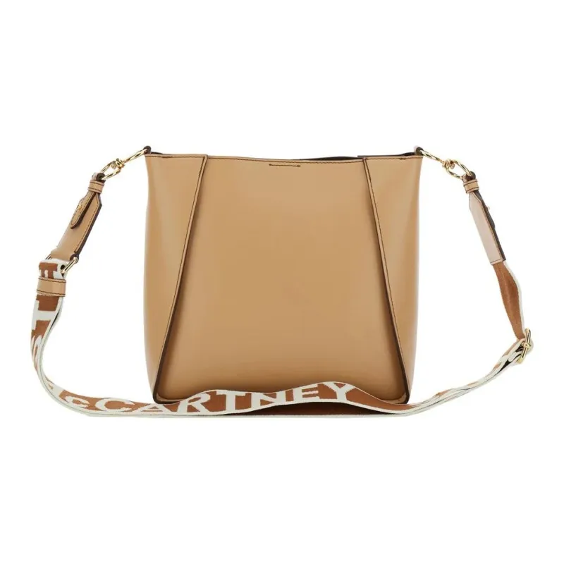 Stella McCartney Logo Perforated Shoulder Bag-1