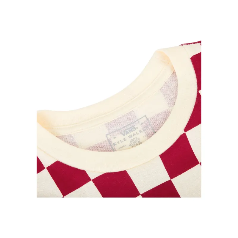 Vans T Shirts Men Red White-2